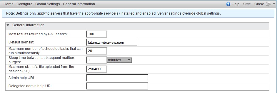 How to change upload size and attachment size on Zimbra 