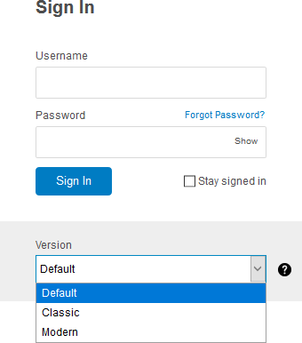 User's guide for Modern Web App